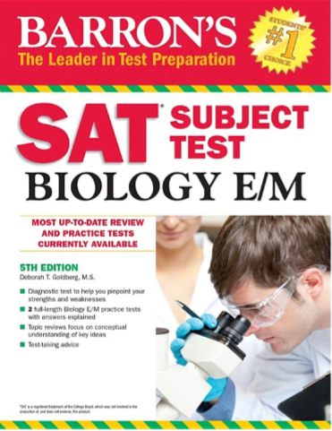 SAT Subject Test Biology EM 5th Edition pdf free download
