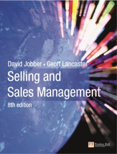 Selling and Sales management by david jobber and geoff lancaster 8th edition pdf free download