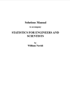 solution manual of probability statistics for engineers scientists 9th edition pdf