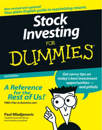Stock investing for dummies 3rd edition pdf free investing news