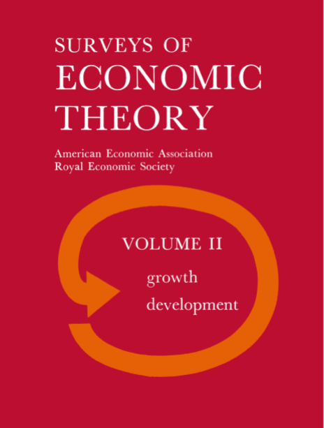 Surveys of Economic Theory Volume II Growth and Development pdf free download