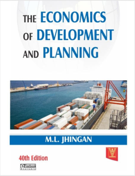 The Economics of Development and Planning 40th edition by M L Jhingan pdf free download