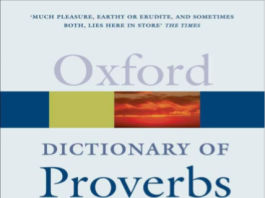 The oxford dictionary of proverbs pdf free download