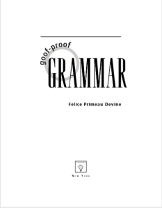 goof proff grammar by felice primeau devine pdf free download