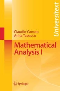 mathematical analysis i by claudio canuto and anita tabacco pdf free download