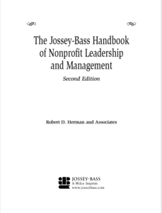 the jossey bass handbook of nonprofit leadership and management pdf free download