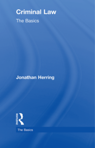 Criminal Law The Basics by Jonathan Herring pdf free download