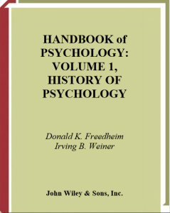 Handbook of Psychology Volume 1 by Irving B Weiner pdf free download