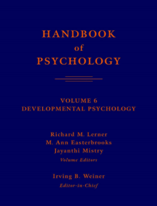 Handbook of Psychology Volume 6 by Irving B Weiner pdf free download