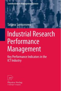 Industrial Research Performance Management by Tatjana Samsonowa pdf free download