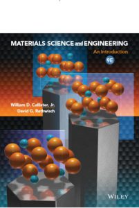 Materials Science and Engineering by William D David G pdf free download