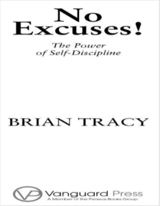 No Excuses! The Power of Self-Discipline by Brain Tracy pdf free download