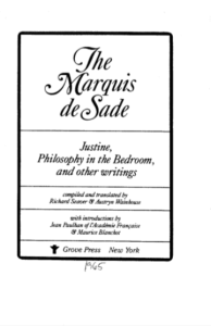 Philosophy in the Bedroom by Marquis de Sade pdf free download
