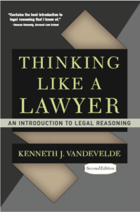 Thinking Like a Lawyer An Introduction To Legal Reasoning by Kenneth J pdf free download