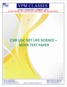CSIR UGC Net Life Science Mock Test Paper pdf free download
