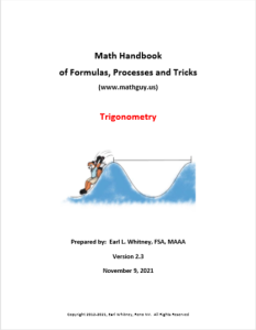 Trigonometry Math Handbook of Formulas Processes and Tricks by Earl L Whitney pdf free download