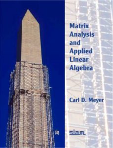 Solution Manual of Matrix Analysis & Applied Linear Algebra pdf free download