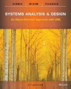 Systems Analysis and Design 5th Edition by Dennis Wiom Tegarden pdf free download