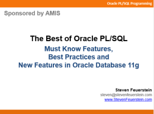 The Best of Oracle PL SQL by Steven Feuerstein pdf free download