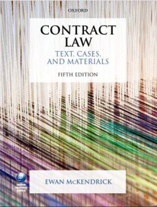 Contract Law Text Cases and Materials 5th Edition by Ewan McKendrick pdf free download