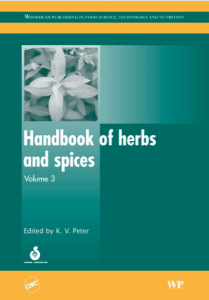 Handbook of Herbs and Spices Volume 3 by K V Peter pdf free download
