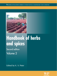 Handbook of herbs and spices Second Edition Volume 2 by K V Peter pdf free download