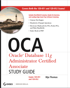OCA Oracle Database 11g Administrator Certified Associate by Biu Thomas pdf free download