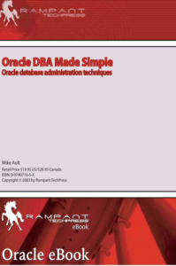 Oracle DBA Made Simple by Mike Ault pdf free download
