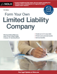 Form Your Own Limited Liability Company 7th Edition by Attorney Anthony pdf free download