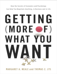 Getting More of What You Want by Margret A Neale and Thomas Z pdf free download