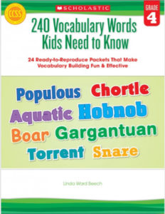 240 Vocabulary Words Kids Need to Know by Linda Ward pdf free download
