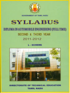 Diploma in Automobile Engineering pdf free download