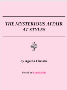 The Mysterious Affair At Styles By Agatha Christie pdf free download