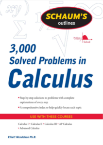 Schaums Outline of 3000 Solved Problems in Calculus pdf free download