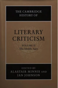 The Cambridge History of Literary Criticism Vol II pdf free download