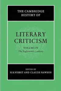 The Cambridge History of Literary Criticism Vol IV pdf free download