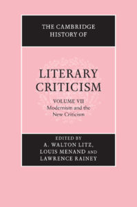 The Cambridge History of Literary Criticism Vol VII pdf free download