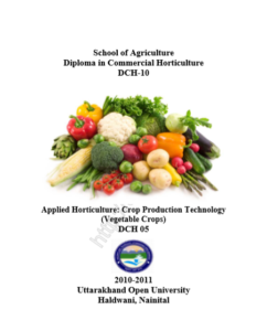 Applied Horticulture Crop Production Technology pdf free download