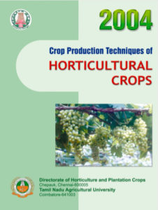 Crop Production Techniques of Horticultural Crops pdf free download