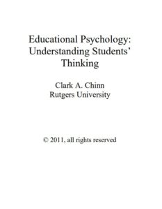 Educational Psychology Understanding Students Thinking Pdf free download