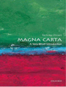 Magna Carta A Very Short Introduction by Nicholas Vincent pdf free download