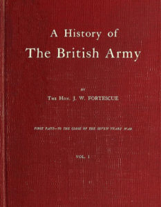 A History of the British Army Vol I J W Fortescue pdf free download