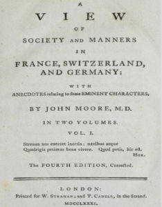 A View Of Society And Manners In France Switzerland And Germany Vol 1 by John Moore pdf free download