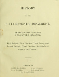 History Of The Fifty-Seventh Regiment by James Strouss Madge campbell Zahniser pdf free download