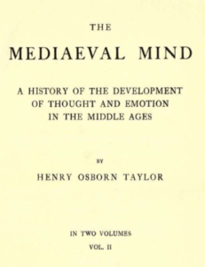 The Mediaeval Mind Vol 2 by Henry Osborn Taylor pdf free download