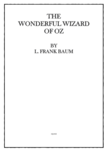 The Wonderful Wizard of OZ by L Frank Baum pdf free download