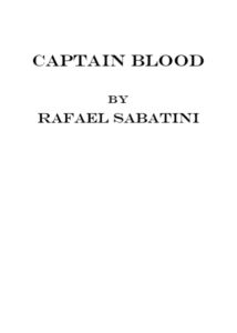 Captain Blood by Rafael Sabatini pdf free download
