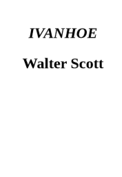 Ivanhoe by Walter Scott pdf free download