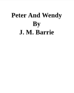 Peter and Wendy by James M pdf free download