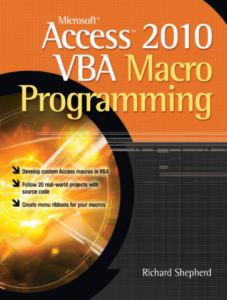 Microsoft Access VBA Macro Programming by Richard Shepherd pdf free download